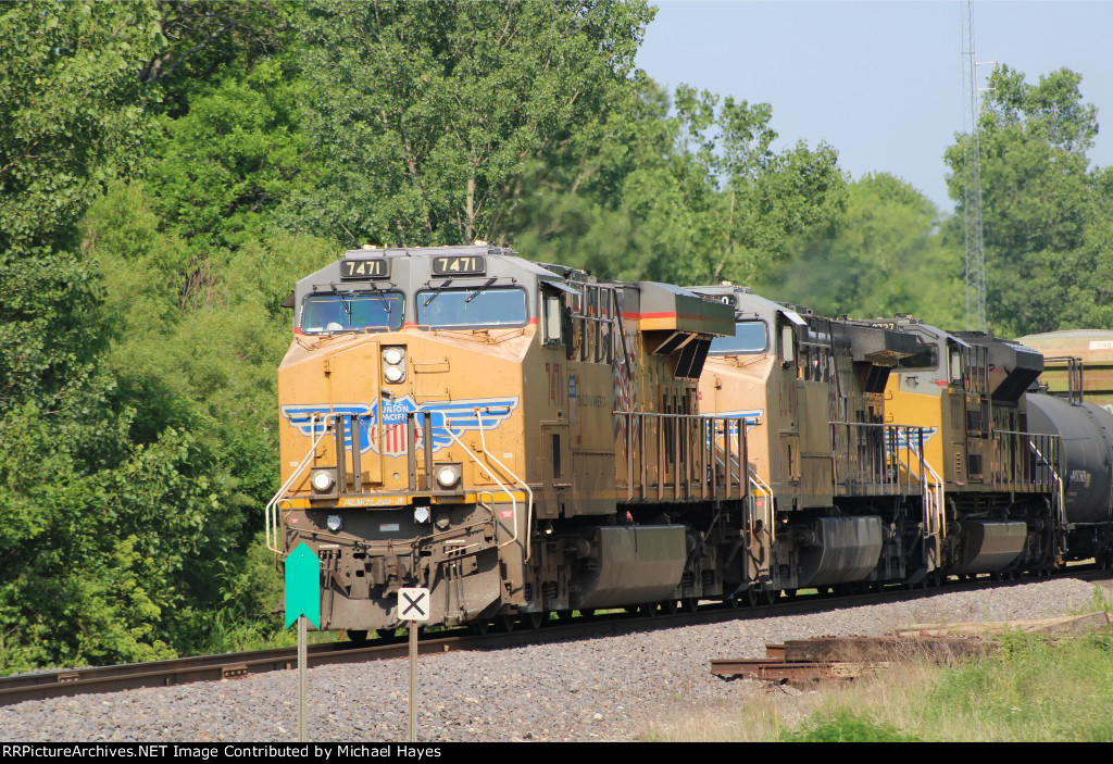 UP Freight Train at Rockview MO